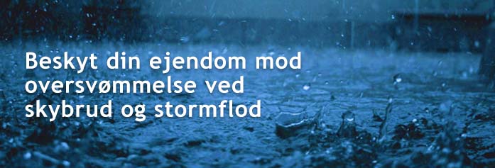 Undgå oversvømmelse ved stormflod - Husportalen.eu